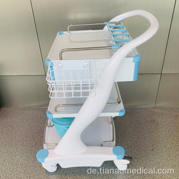 Abnehmbarer Leitplanke-Behandlungswagen aus Krankenhausstahl